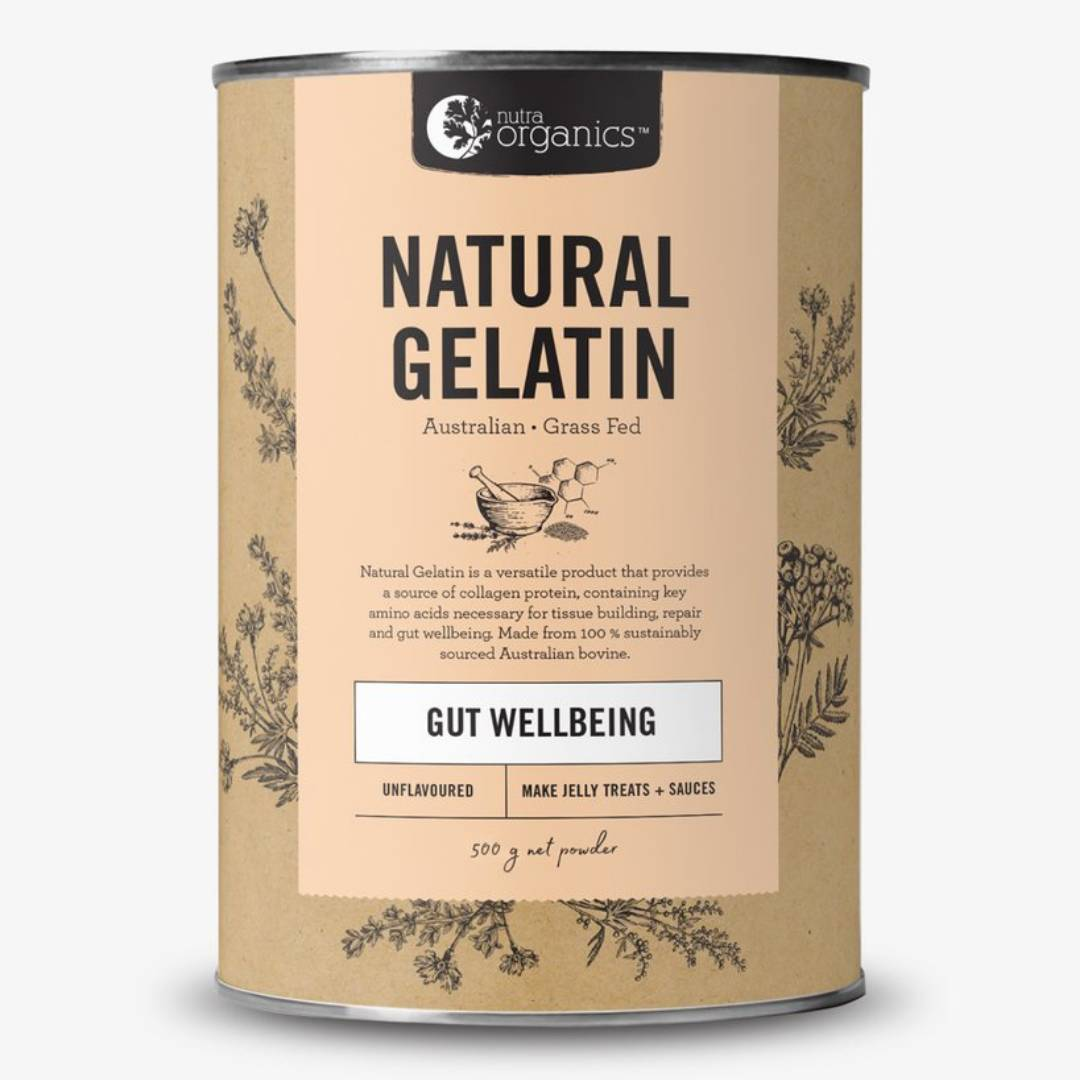 Nutra Organics Natural Gelatin 500g-Nutra Organics-Nutritional Supplements Kids