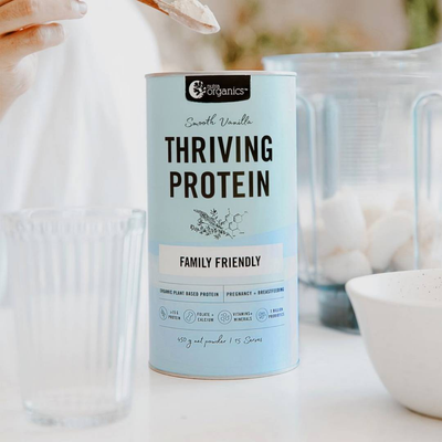 Thriving Protein Smooth Vanilla 450g-Nutra Organics-Nutritional Supplements Kids