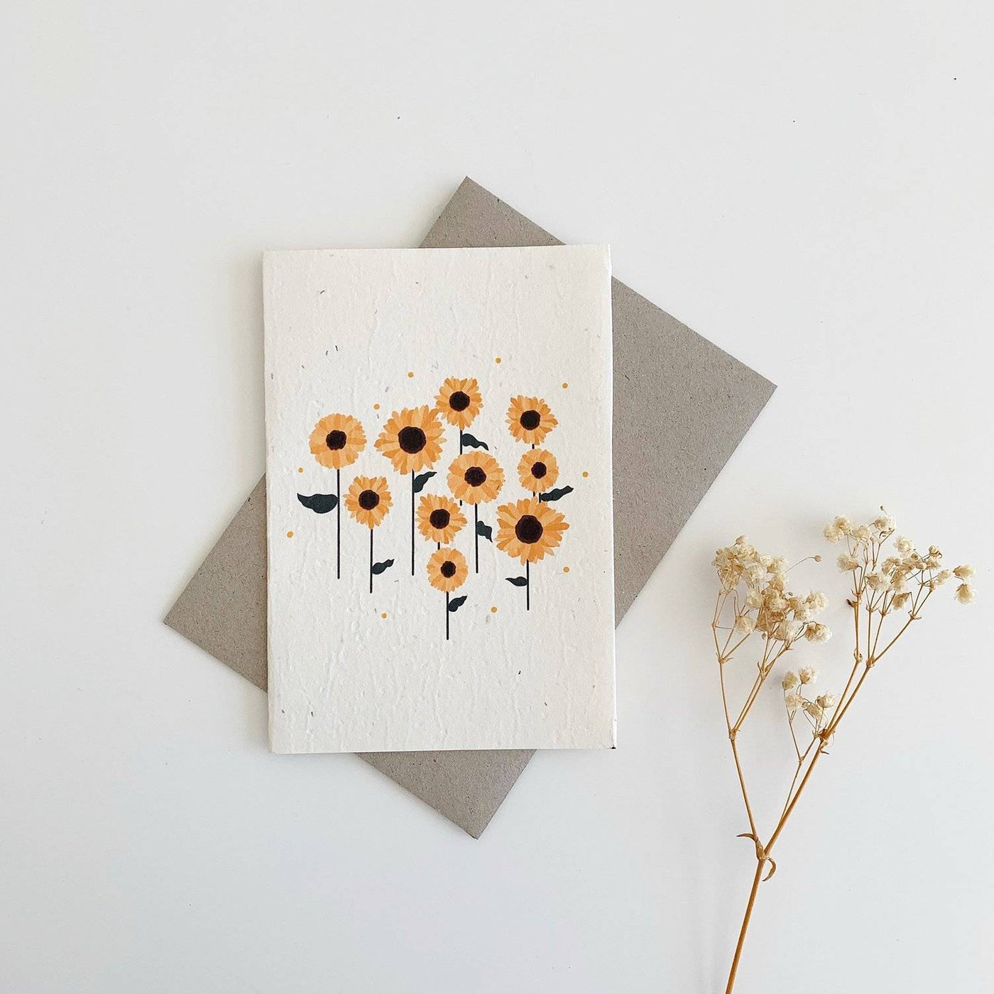 Sunflower Seed Gift Card-Rosy Thoughts-Plantable Seed Cards