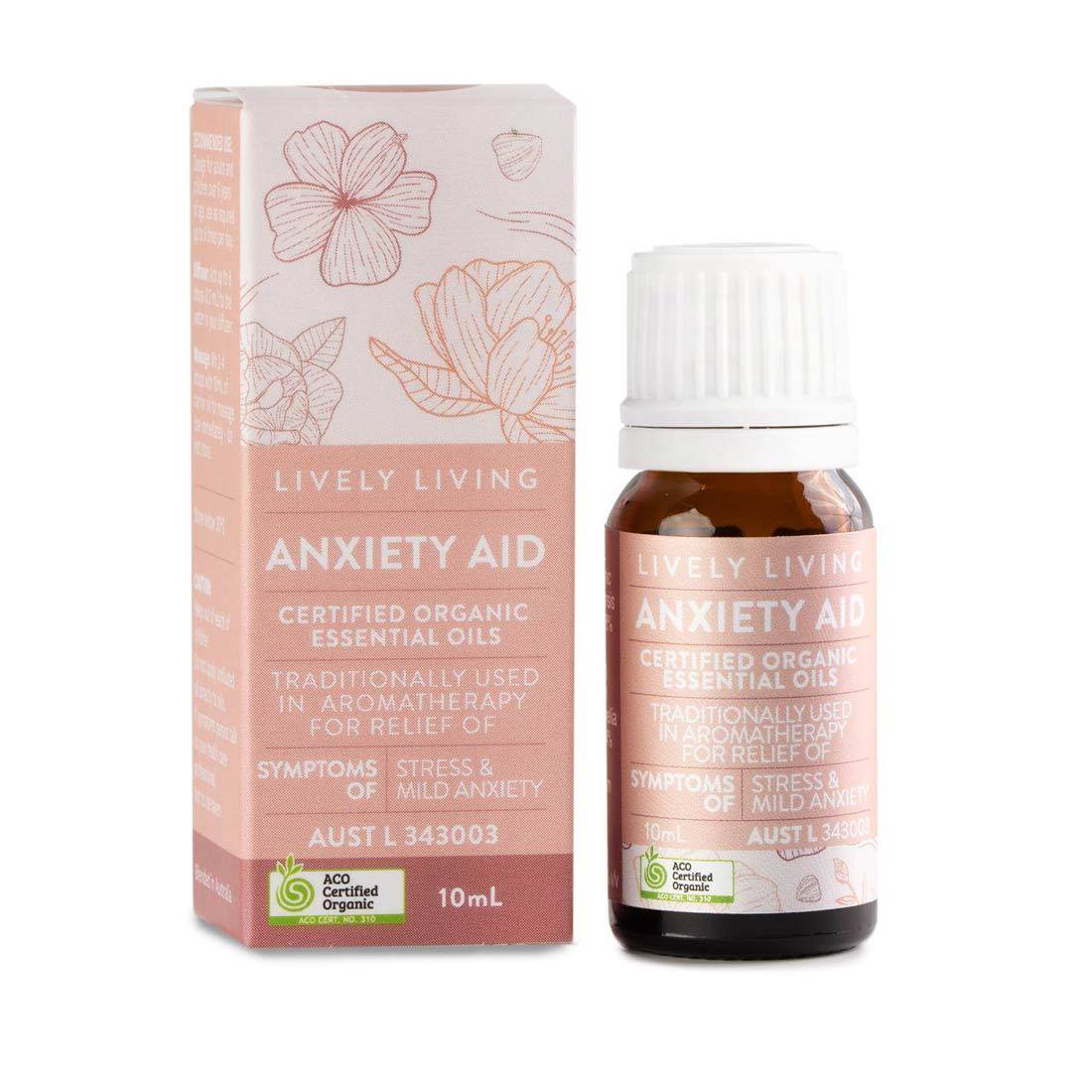 Anxiety Aid Organic Essential Oil-Lively Living-Essential Oil,Teen Bundle